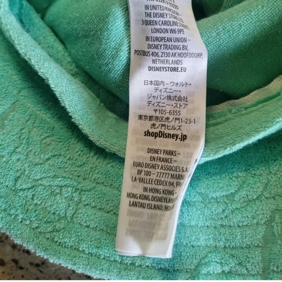 Disney Parks Mickey Mouse Terry Cloth Bucket Hat Aqua Adult Size OSFM NWT - Picture 9 of 10